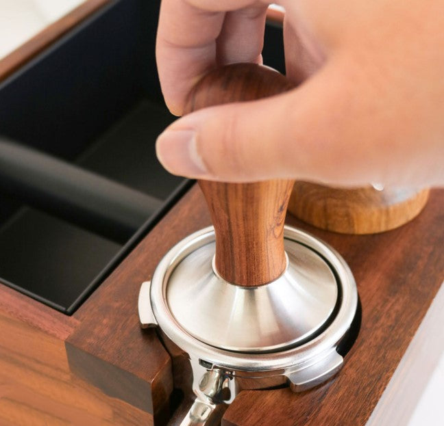 TBM Premium Wooden Handle Tamper-Rosewood