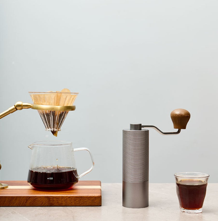 TBM Master Level CNC Burr Portable Manual Coffee Grinder
