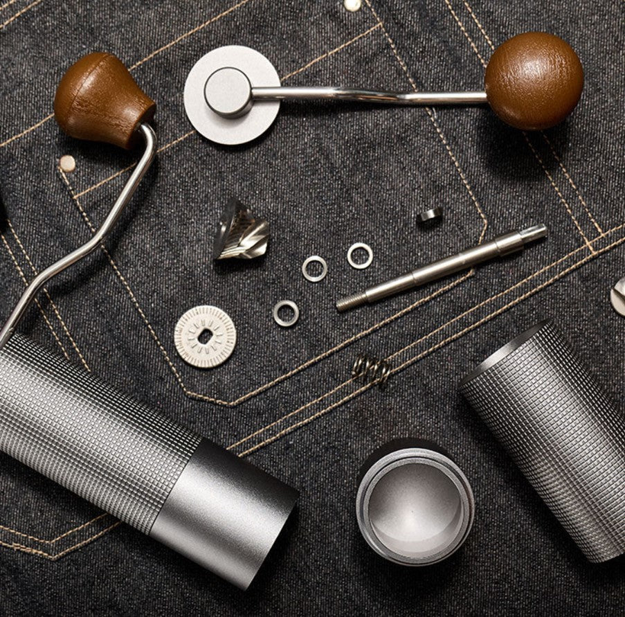 TBM Master Level CNC Burr Portable Manual Coffee Grinder
