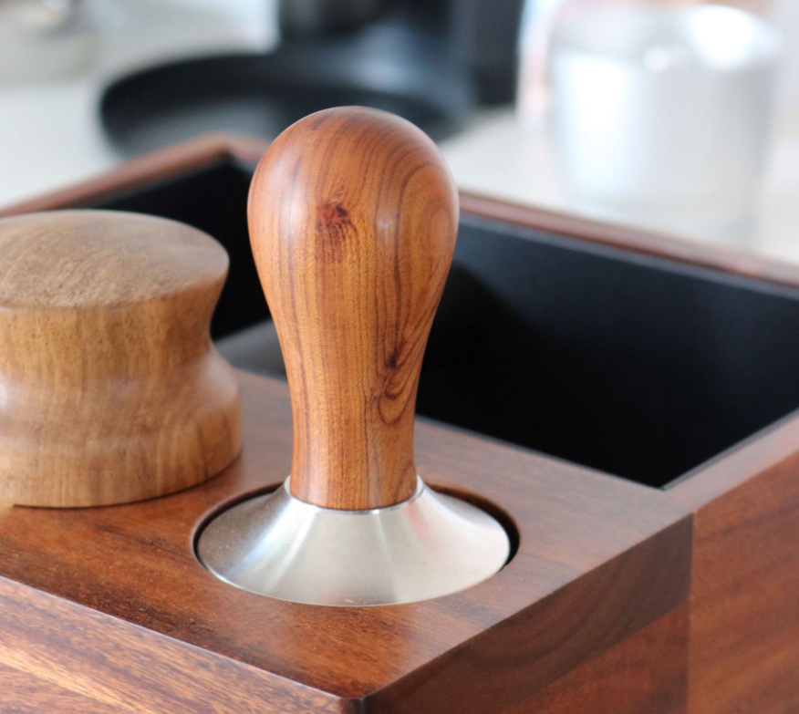 TBM Premium Wooden Handle Tamper-Rosewood