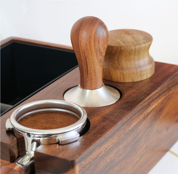 TBM Premium Wooden Handle Tamper-Rosewood