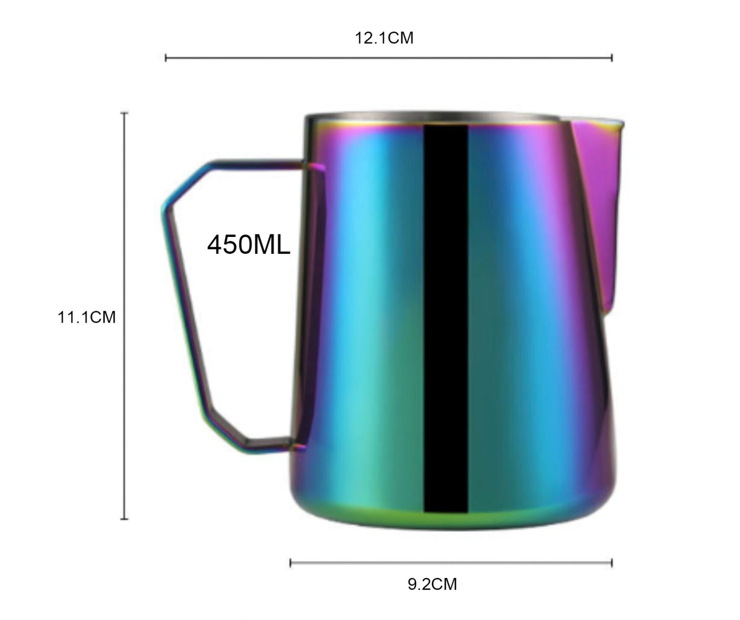 TBM Precision Milk Pitcher with Sharp Spout