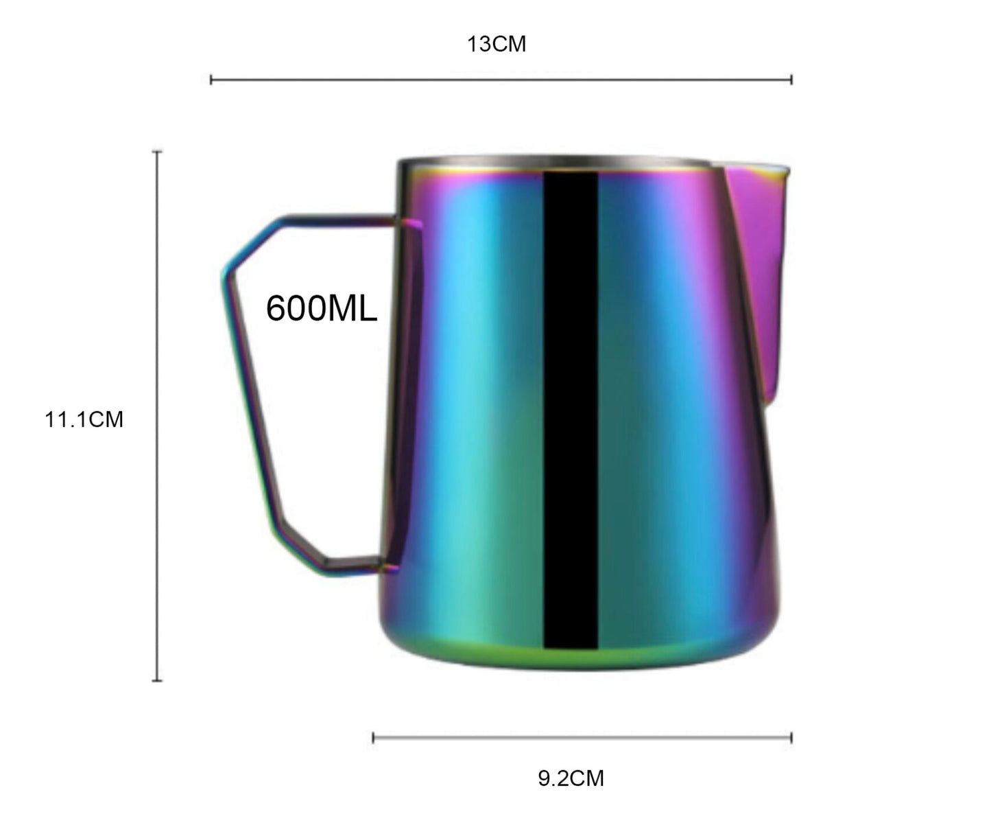 TBM Precision Milk Pitcher with Sharp Spout