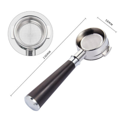 TBM 2 Ears 58mm Bottomless Portafilter Fits La Marzocco
