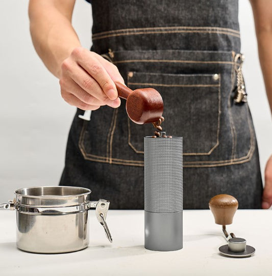 TBM Master Level CNC Burr Portable Manual Coffee Grinder